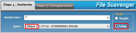 Analyser les lecteurs reformatés à l'aide de File Scavenger